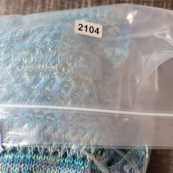 Catherines Womens 3X Blue Open Knit Short Sleeve Sweater Top Plus Size Textured - Picture 8 of 8